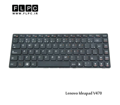 کیبورد لپ تاپ لنوو Lenovo Laptop Keyboard IdeaPad V470 مشکی-بافریم