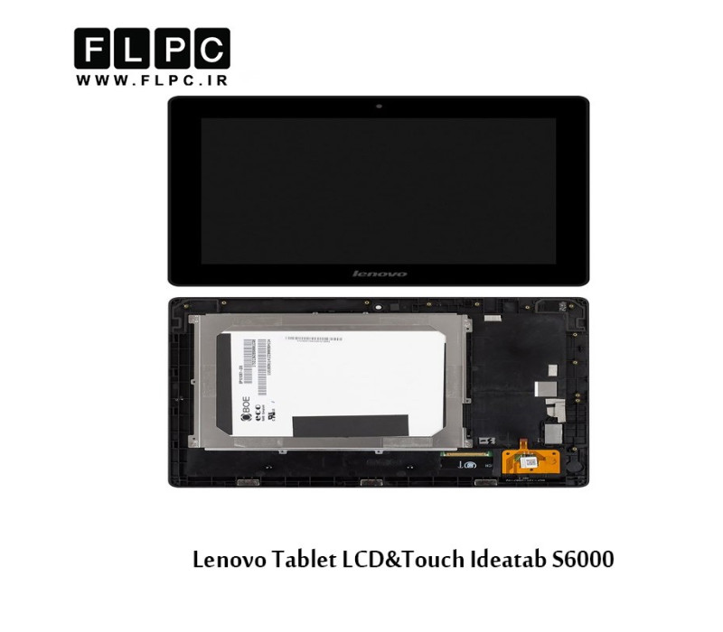 Lenovo Ideatab S6000 Tablet White LCD&Touch With Frame تاچ و ال سی دی تبلت لنوو با قاب و بدون سیم کارت