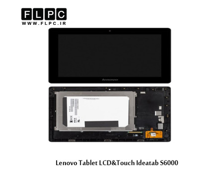 Lenovo Ideatab S6000 Tablet White LCD&Touch With Frame تاچ و ال سی دی تبلت لنوو  با قاب و بدون سیم کارت