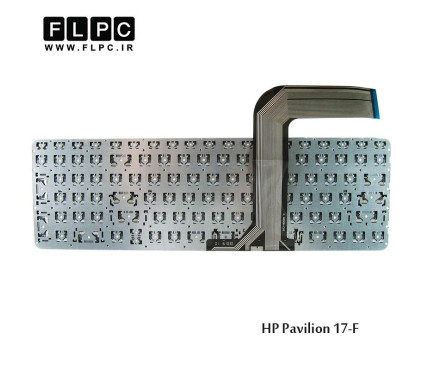 کیبورد لپ تاپ اچ پی HP Laptop Keyboard Pavilion 17-f مشکی- اینترکوچک- بدون فریم