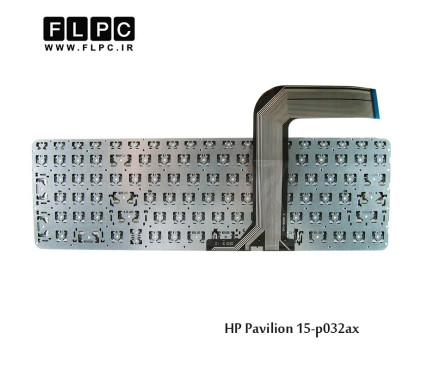 کیبورد لپ تاپ اچ پی HP Laptop Keyboard Pavilion 15-p032ax مشکی- اینترکوچک- بدون فریم