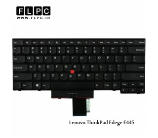 کیبورد لپ تاپ لنوو Lenovo Laptop Keyboard ThinkPad Edege E445 مشکی- باموس- بافریم