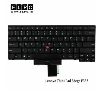 کیبورد لپ تاپ لنوو Lenovo Laptop Keyboard ThinkPad Edege E335 مشکی- باموس- بافریم