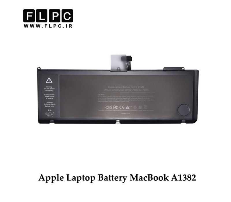 باطری لپ تاپ اپل Apple Laptop Battery MacBook A1382 -6cell