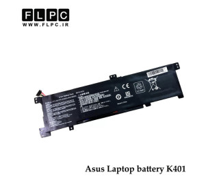 باطری لپ تاپ ایسوس K401 مشکی Asus K401 Laptop Battery - 6cell