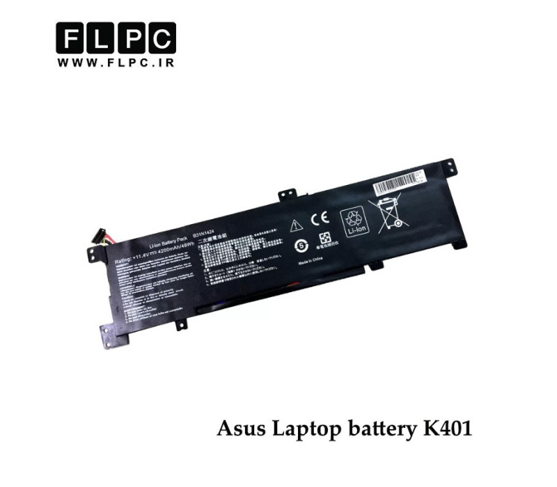 باطری لپ تاپ ایسوس Asus Laptop battery K401 - 6cell 