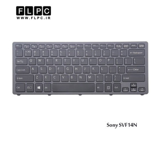 کیبورد لپ تاپ سونی Sony Laptop Keyboard SVF14N مشکی-با فریم-با بک لایت