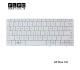 کیبورد لپ تاپ اچ پی HP Laptop Keyboard Mini 110 سفید