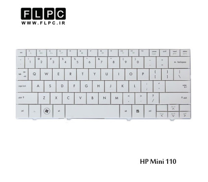 کیبورد لپ تاپ اچ پی HP Laptop Keyboard Mini 110 سفید