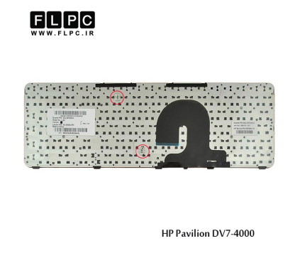 کیبورد لپ تاپ اچ پی HP Laptop Keyboard Pavilion DV7-4000 مشکی- با فریم