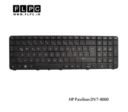 کیبورد لپ تاپ اچ پی HP Laptop Keyboard Pavilion DV7-4000 مشکی- با فریم