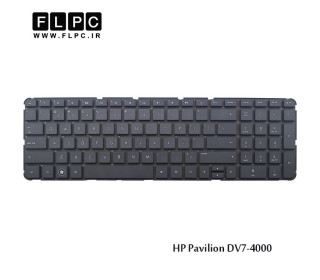کیبورد لپ تاپ اچ پی HP Pavilion DV7-4000 Laptop Keyboard مشکی- بدون فریم