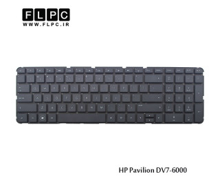 کیبورد لپ تاپ اچ پی HP Laptop Keyboard Pavilion DV7-6000 مشکی-بدون فریم