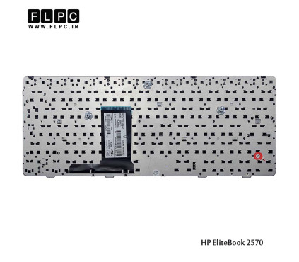 کیبورد لپ تاپ اچ پی HP Laptop Keyboard 2570 مشکی-بدون موس-بافریم