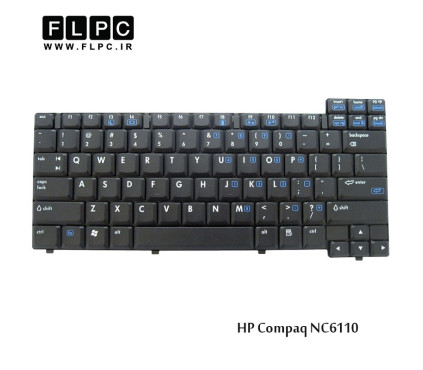 کیبورد لپ تاپ اچ پی HP Laptop Keyboard Compaq NC6110 مشکی