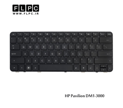 کیبورد لپ تاپ اچ پی HP Laptop Keyboard Pavilion DM1-3000 مشکی-بافریم