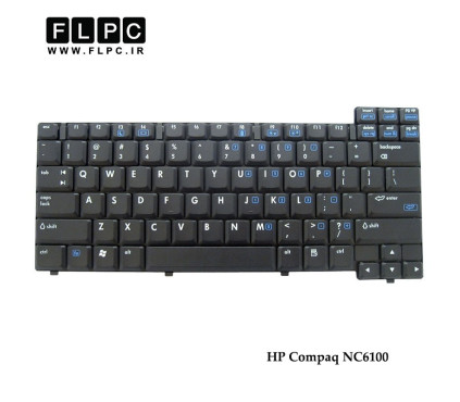 کیبورد لپ تاپ اچ پی HP Laptop Keyboard Compaq NC6100 مشکی