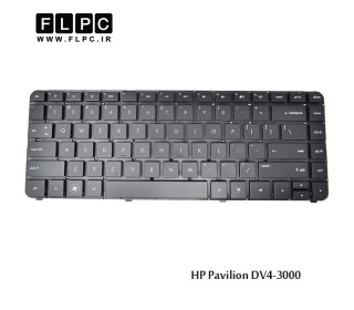 کیبورد لپ تاپ اچ پی HP Laptop Keyboard Pavilion DV4-3000 مشکی- اینترکوچک- بدون فریم