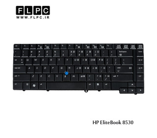 کیبورد لپ تاپ اچ پی HP Laptop Keyboard EliteBook 8530 مشکی-باموس