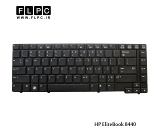 کیبورد لپ تاپ اچ پی HP Laptop Keyboard EliteBook 8440 مشکی-بدون موس