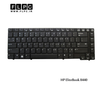کیبورد لپ تاپ اچ پی HP Laptop Keyboard EliteBook 8440 مشکی-بدون موس