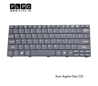 کیبورد لپ تاپ ایسر Acer Laptop Keyboard Aspire One 532 مشکی