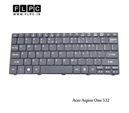کیبورد لپ تاپ ایسر Acer Laptop Keyboard Aspire One 532 مشکی