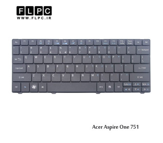 کیبورد لپ تاپ ایسر Acer Laptop Keyboard Aspire One 751 مشکی