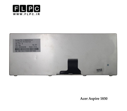 کیبورد لپ تاپ ایسر Acer Laptop Keyboard Aspire 1830 مشکی