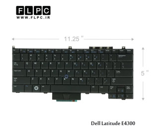 کیبورد لپ تاپ دل Dell Laptop Keyboard Latitude E4300 باموس