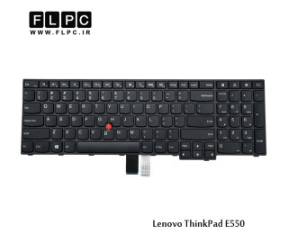 کیبورد لپ تاپ لنوو Lenovo Laptop Keyboard ThinkPad E550 مشکی-باموس-بافریم