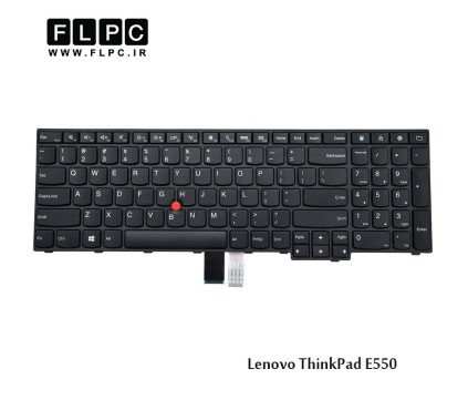 کیبورد لپ تاپ لنوو Lenovo Laptop Keyboard ThinkPad E550 مشکی-باموس-بافریم