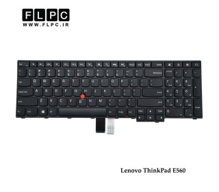 کیبورد لپ تاپ لنوو Lenovo ThinkPad E560 Laptop Keyboard مشکی-باموس-بافریم