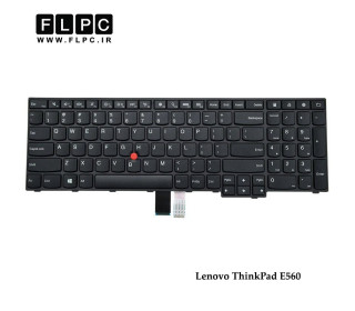 کیبورد لپ تاپ لنوو Lenovo Laptop Keyboard ThinkPad E560 مشکی-باموس-بافریم