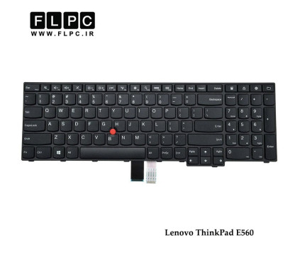 کیبورد لپ تاپ لنوو Lenovo Laptop Keyboard ThinkPad E560 مشکی-باموس-بافریم