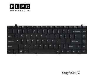 کیبورد لپ تاپ سونی Sony Laptop Keyboard VGN-FZ مشکی
