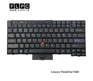 کیبورد لپ تاپ لنوو Lenovo ThinkPad T400 Laptop Keyboard مشکی-با موس-با فریم