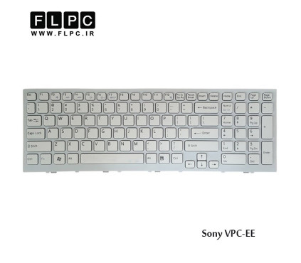 کیبورد لپ تاپ سونی Sony Laptop Keyboard VPC-EE سفید-بافریم