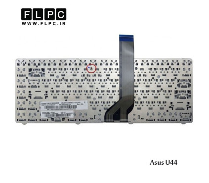 کیبورد لپ تاپ ایسوس Asus Laptop Keyboard U44 مشکی-اینتر کوچک-بدون فریم