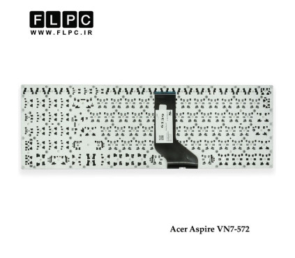 کیبورد لپ تاپ ایسر Acer Laptop Keyboard Aspire VN7-572 مشکی-اینتر کوچک-بدون فریم