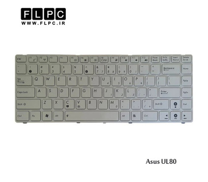 کیبورد لپ تاپ ایسوس سفید Asus Laptop keyboard UL80 white