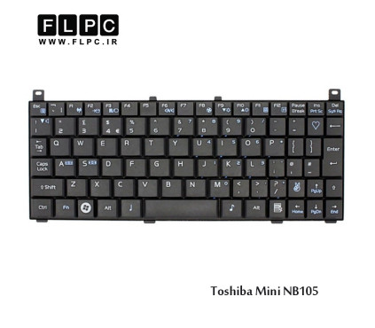 کیبورد لپ تاپ توشیبا Toshiba Laptop Keyboard Mini NB105 مشکی