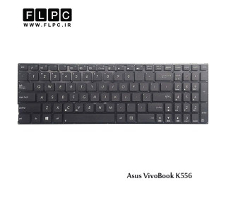 کیبورد لپ تاپ ایسوس Asus Laptop Keyboard VivoBook K556 مشکی-اینتر کوچک-بدون فریم