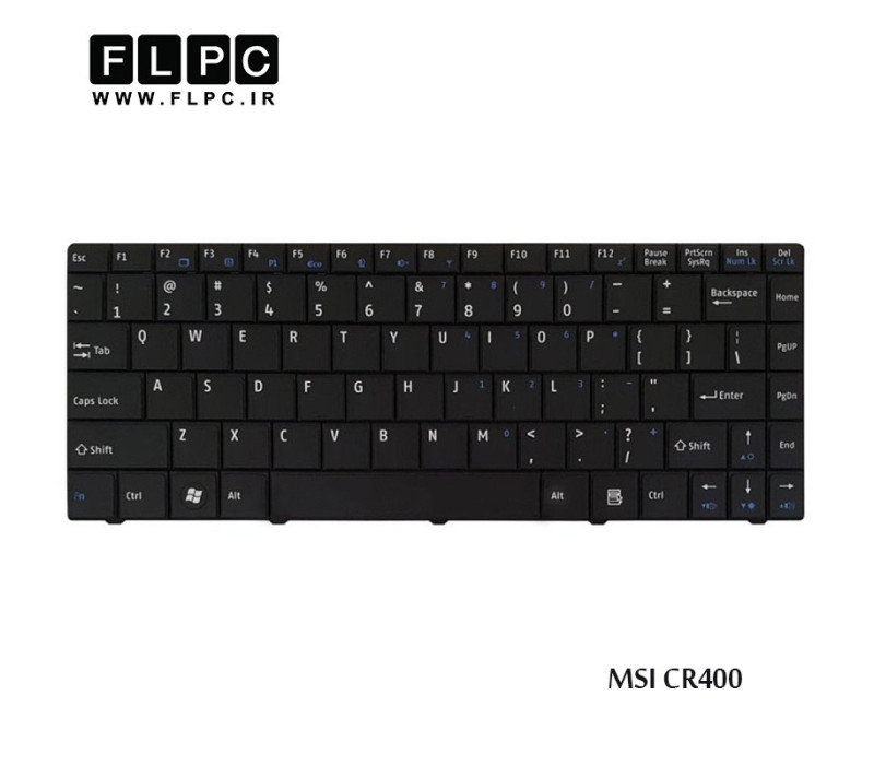 کیبورد لپ تاپ ام اس آی MSI Laptop Keyboard CR400 مشکی