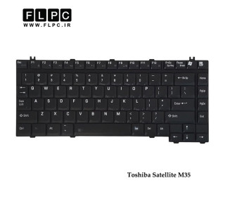 کیبورد لپ تاپ توشیبا Toshiba Laptop Keyboard Satellite M35 مشکی