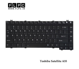 کیبورد لپ تاپ توشیبا Toshiba Laptop Keyboard Satellite A55 مشکی
