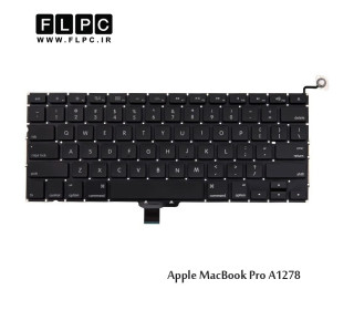 کیبورد لپ تاپ اپل A1278 اینتر کوچک به همراه کلید پاور Apple Macbook Pro A1278 Laptop Keyboard