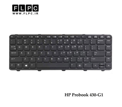 کیبورد لپ تاپ اچ پی HP Laptop Keyboard Probook 430-G1 مشکی-بافریم