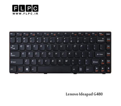 کیبورد لپ تاپ لنوو Lenovo Laptop Keyboard Ideapad G480 مشکی