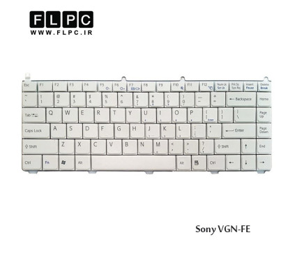 کیبورد لپ تاپ سونی Sony Laptop Keyboard VGN-FE سفید